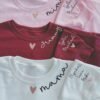 Personalized Neckline Mom Mama Sweatshirt
