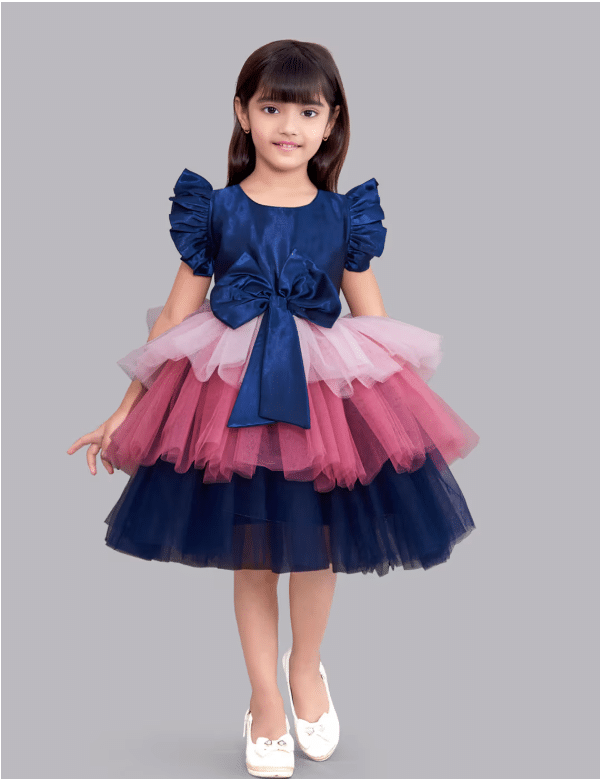 Princess frock with multiple layers