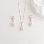 Dainty Wedding Jewelry Set