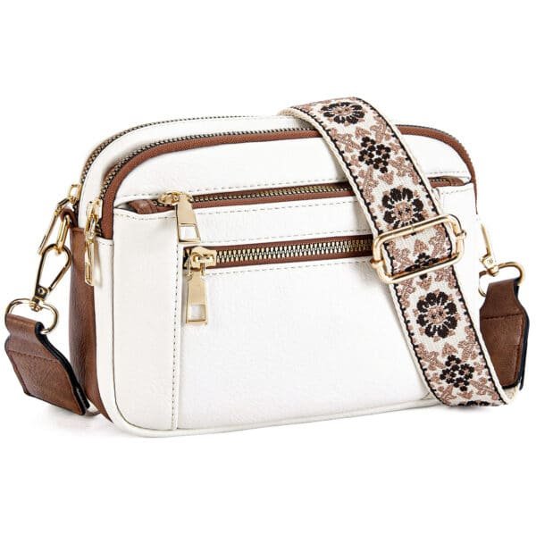 Floral Embroidered Shoulder Bag