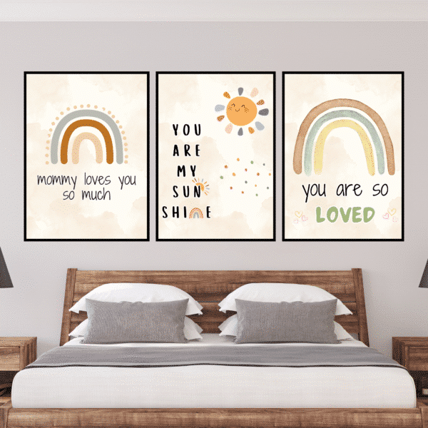 You are My Sunshine Printable Wall Art, Digital Downloads