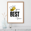 Be Your Best Version Printable Wall Art, Digital Downloads
