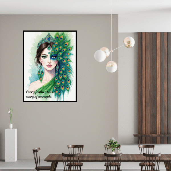 Every Feather Tells a Story Of Strength Wall Art for Home, Office, Digital Downloads