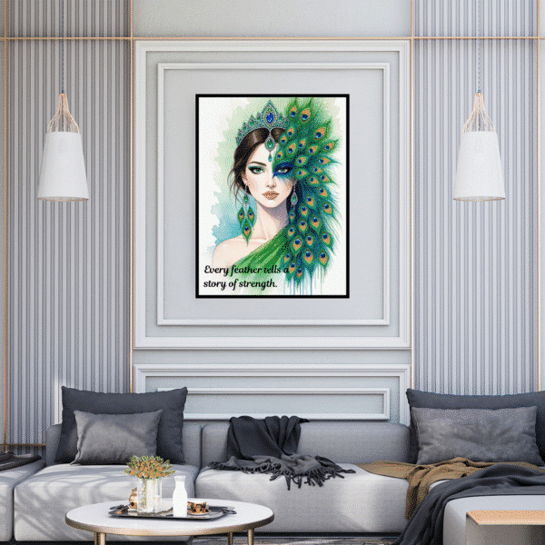 Every Feather Tells a Story Of Strength Wall Art for Home, Office, Digital Downloads