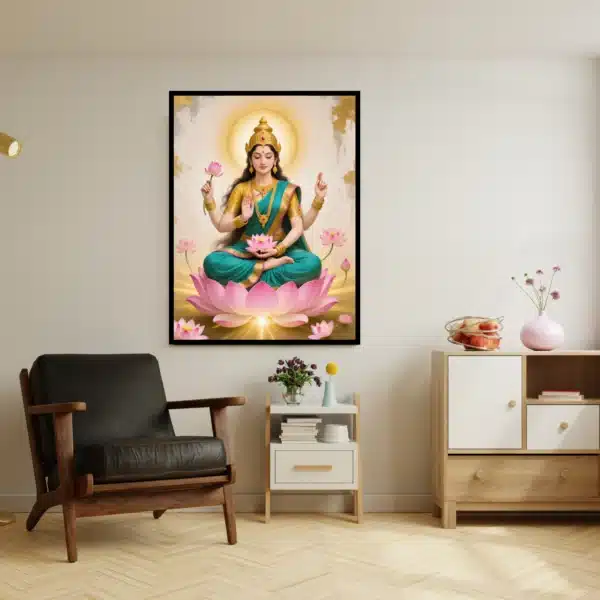 Goddess Saraswati's Printable Wall Art for Home, Office, Digital Downloads