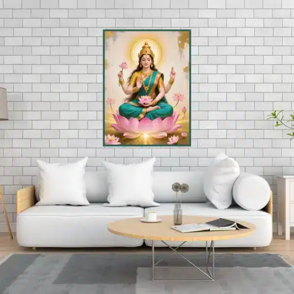 Goddess Saraswati's Printable Wall Art for Home, Office, Digital Downloads