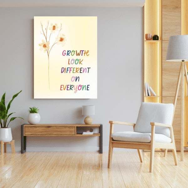 Growth Look Different on Everyone Printable Wall Art, Digital Downloads