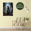 Halloween Scary Wall Art for Halloween Festival, Digital Downloads