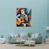 Men With Guitar Printable Wall Art for Home, Office, Digital Downloads