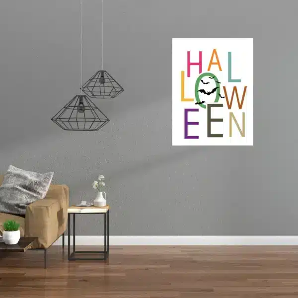 Halloween Wall Art Poster for Halloween Festival, Digital Downloads