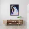 Lady With Candle Wall Art Poster for Home and Office | Digital Downloads