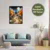 Halloween Forest with Glowing Pumpkins Wall Art Poster | Digital Downloads