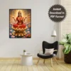 Goddess Lakshmi Printable Wall Art for Home, Office, Digital Downloads