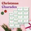 Christmas Charades Printable Cards Game for Christmas Festival | Digital Downloads | Printable PDF Download