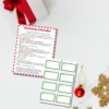 Christmas Charades Printable Cards Game for Christmas Festival | Digital Downloads | Printable PDF Download