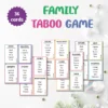 family taboo game printable cards Family Taboo Game Printable Cards | Digital Downloads | Printable PDF Download