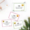 Truth & Dare Printable Game for Christmas Festival | Digital Downloads | Printable PDF Download